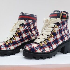 Gucci Tweed Boots